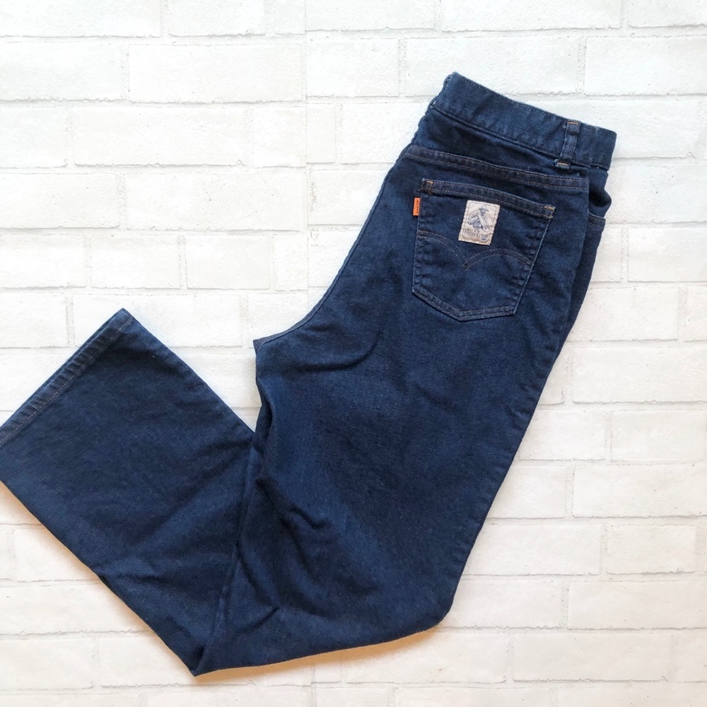 Vintage Levi’s Prospector Orange Tab High Waist Straight Leg Jeans 32x32